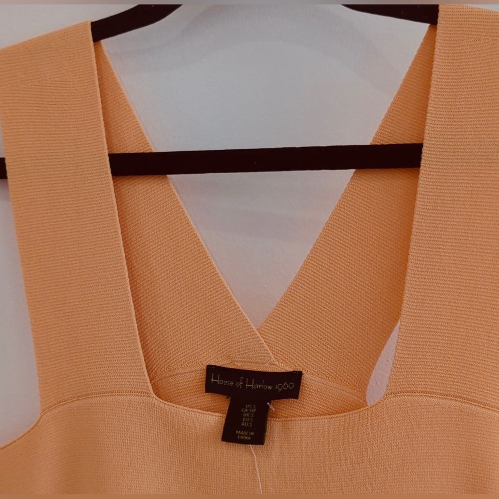 $189 House of Harlow 1960 Desert Mist Bodycon/Compression Dress NWT! - Picture 6 of 8